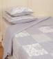 Preview: Patchwork Decke "Cornwall" im Country Style mit 2 Kissenbezügen