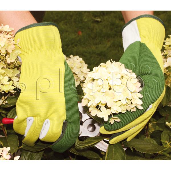 Handschuhe "planto Flex" mit Leder, Gr. M