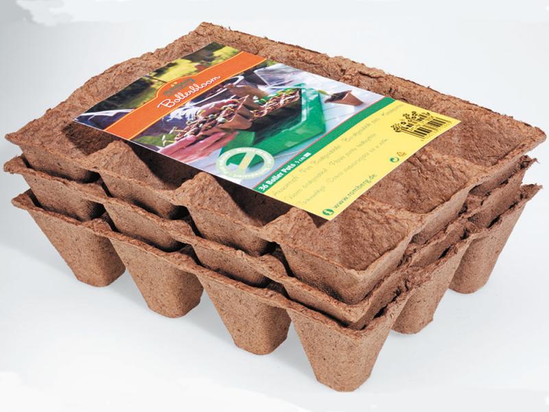 Bollerbloom Anzuchttöpfe, 36 Stück
