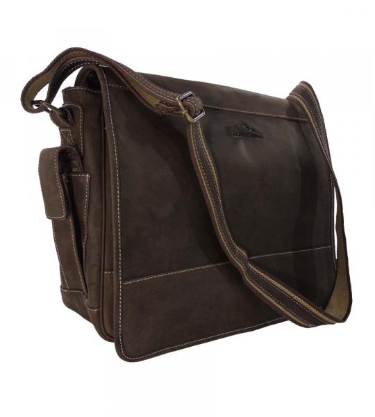 Messenger Bag XL,  echtes Büffelleder