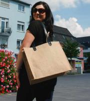 Jute Shopper mit Börse