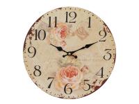 Nostalgie-Wanduhr Rose Garden